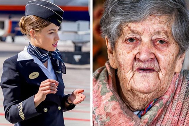 Old Woman (89) Is Denied Business Class - Then Flight Attendant Discovers Who She Really Is